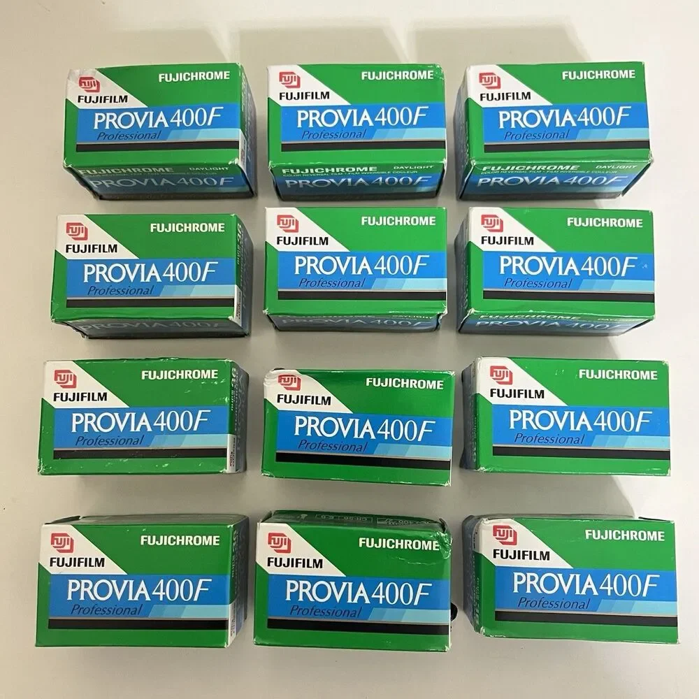 Fujifilm Fujichrome PROVIA 400F Daylight Film 36 RHP III 135 12 Rolls EXPIRED